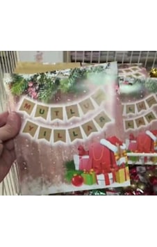 Oynar Karton Mutlu Yıllar Yazısı Oynar Karton Mutlu Yıllar Yazısı