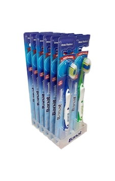 Banat Dynamic Kapaklı Diş Fırçası Medium 12 Adet Banat Dynamic Kapaklı Diş Fırçası Medium 12 Adet