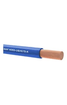 Kablo Yanmaz 0,75 Mm Çok Telli Tek Damarlı Mavi 3,80 Metre Parça