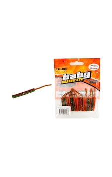 Fujin Baby Worm Kokulu 5.2 CM Lrf Silikon + 3 Adet Kanca Fujin Baby Worm Kokulu 5.2 CM Lrf Silikon + 3 Adet Kanca