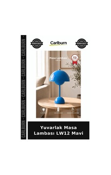 Delux Serisi Yuvarlak Masa Lambası Lw12 Mavi Işıklı Lamba Modern Aydınlatma Diğer Delux Serisi Yuvarlak Masa Lambası Lw12 Mavi Işıklı Lamba Modern Aydınlatma Diğer