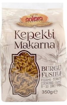 Ankara Makarna Kepekli Burgu 350 Gr 4 Adet Ankara Makarna Kepekli Burgu 350 Gr 4 Adet