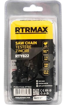 Rtrmax Rty822 Ağaç Kesim Motoru Zinciri 300 Mm 22.5 Diş