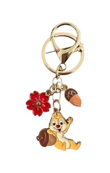 Sevimli Sincap Metal Charm Anahtarlık Çok Renkli Çok Renkli Sevimli Sincap Metal Charm Anahtarlık Çok Renkli Çok Renkli