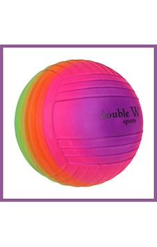 Bezos Double W Sports Gökkuşağı Tırtıklı Pvc Top 23cm Rengaren Diğer