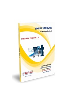 İlkumut Yayınları - Stratejik Yönetim - 2 - Konu Anlatımlı - Çözümlü Sorular İlkumut Yayınları - Stratejik Yönetim - 2 - Konu Anlatımlı - Çözümlü Sorular