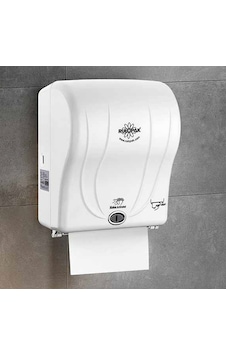 Rulopak Sensörlü Havlu Makinesi 21 Cm R-1301 Beyaz Rulopak Sensörlü Havlu Makinesi 21 Cm R-1301 Beyaz