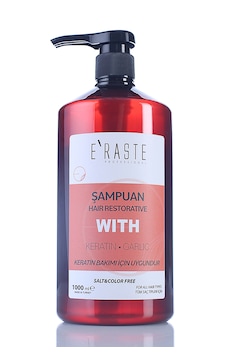 E'raste Keratin & Garlic Tuzsuz Şampuan 1 L E'raste Keratin & Garlic Tuzsuz Şampuan 1 L