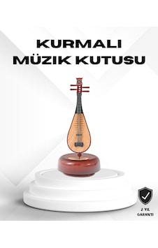 Northcity Ud Figürlü Müzik Kutusu: Zarif Melodili Ahşap Dekoratif Model Northcity Ud Figürlü Müzik Kutusu: Zarif Melodili Ahşap Dekoratif Model