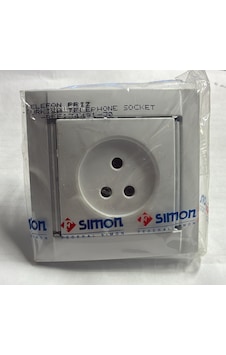 Simon 34 Beyaz Telefon Priz Simon 34 Beyaz Telefon Priz