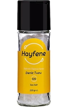 Hayfene Deniz Tuzu Değirmen Kapak Cam 110 G