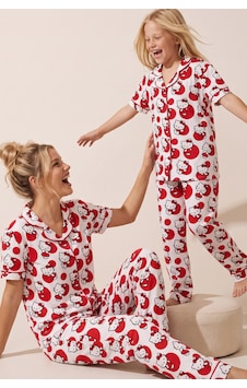 Siyah İnci Hello Kitty Lisanslı %100 Pamuk Pembe Çok Renkli Düğmeli Biyeli Pijama Takım 26120451 Beyaz Siyah İnci Hello Kitty Lisanslı %100 Pamuk Pembe Çok Renkli Düğmeli Biyeli Pijama Takım 26120451 Beyaz