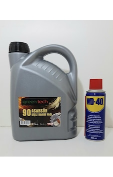 Greentech 90 Asansör Bakım Yağı 3 L + Wd 40 Çok Amaçlı Yağ Greentech 90 Asansör Bakım Yağı 3 L + Wd 40 Çok Amaçlı Yağ