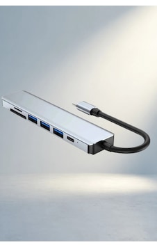 Çok Fonksiyonlu 8 Portlu Type-c Hub Macbook Uyumlu Çok Fonksiyonlu 8 Portlu Type-c Hub Macbook Uyumlu