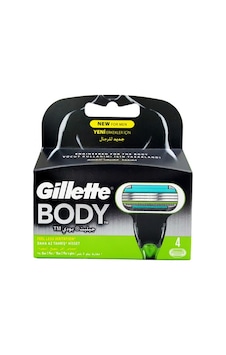 Gillette Body 3 Vücut için 4'Lü Tıraş Makinesi Yedek Başlık Gillette Body 3 Vücut için 4'Lü Tıraş Makinesi Yedek Başlık
