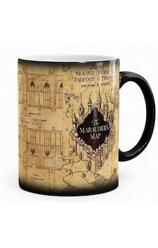 Harry Potter Çapulcu Haritası Sihirli Kupa Bardak Parlak Siyah Harry Potter Çapulcu Haritası Sihirli Kupa Bardak Parlak Siyah