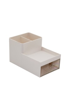 Tek Çekmeceli + 3 Bölmeli Plastik Makyaj - Takı Organizer 16x9.5 Çok Renkli Tek Çekmeceli + 3 Bölmeli Plastik Makyaj - Takı Organizer 16x9.5 Çok Renkli