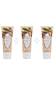 Soft Time Argan Yağlı Gençleştirici 3 Adet El Kremi 75 Ml Argan Soft Time Argan Yağlı Gençleştirici 3 Adet El Kremi 75 Ml Argan