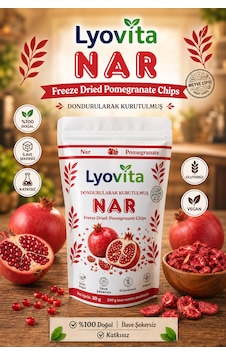 Nar Dondurularak Kurutulmuş Freeze Dried 30 G Nar Dondurularak Kurutulmuş Freeze Dried 30 G