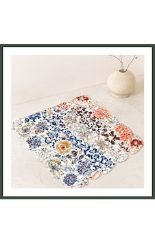 Bezos Dikdörtgen Kaydırmaz Su Emici Banyo Paspası 70x34 Cm Nhr Çok Renkli Bezos Dikdörtgen Kaydırmaz Su Emici Banyo Paspası 70x34 Cm Nhr Çok Renkli