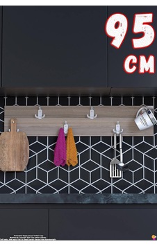 Geyik 18 Kancalı Mutfak Askısı 3'lü Set 81,4x9,6 Cm - Şık Tasgeyikm, Çok Amaçlı Düzenleyici Ve Yer Tasarrufu Beyaz Geyik 18 Kancalı Mutfak Askısı 3'lü Set 81,4x9,6 Cm - Şık Tasgeyikm, Çok Amaçlı Düzenleyici Ve Yer Tasarrufu Beyaz