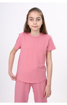 Toontoy Kids Toontoy Kız Çocuk Pamuklu Bisiklet Yaka Kısa Kollu Baskılı Basic Okul Tişört 22981 Gülkurusu Toontoy Kids Toontoy Kız Çocuk Pamuklu Bisiklet Yaka Kısa Kollu Baskılı Basic Okul Tişört 22981 Gülkurusu