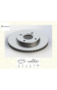 Fren Disk Aynası Ön Fıesta-focus-fusıon 02-12 3555344/ Df4036/ Tam T1125fcs Kale Balata Tfd-00004 Fren Disk Aynası Ön Fıesta-focus-fusıon 02-12 3555344/ Df4036/ Tam T1125fcs Kale Balata Tfd-00004