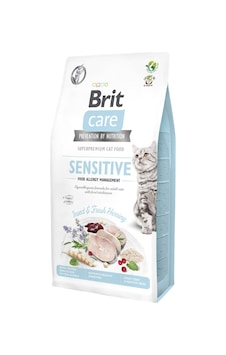 Brit Care Sensitive Hipoalerjenik Ringa Balığı Ve Larva Proteinli Tahılsız Yetişkin Kedi Maması 7kg Brit Care Sensitive Hipoalerjenik Ringa Balığı Ve Larva Proteinli Tahılsız Yetişkin Kedi Maması 7kg