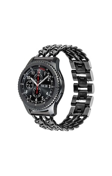 Huawei Watch Gt 3 46mm Uyumlu Krd-17 Metal Omsy Kordon-siyah Huawei Watch Gt 3 46mm Uyumlu Krd-17 Metal Omsy Kordon-siyah