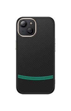 Zore İphone 14 Plus Kılıf M-safe Şarj Özellikli Karbon Fiber Görünümlü Ogaa Antina Kapak - Siyah-yeşil Zore İphone 14 Plus Kılıf M-safe Şarj Özellikli Karbon Fiber Görünümlü Ogaa Antina Kapak - Siyah-yeşil