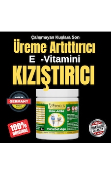 Feroxit Muhabbet Kuşu Sultan Kuşu Papağanlar İçin Üreme Destek & Kızıştırıcı E Vitaminli Karışım 20 G Feroxit Muhabbet Kuşu Sultan Kuşu Papağanlar İçin Üreme Destek & Kızıştırıcı E Vitaminli Karışım 20 G