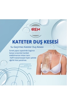 Submed Diyaliz Kateter Kesesi. Su Geçirmez Banyo Bandı Submed Diyaliz Kateter Kesesi. Su Geçirmez Banyo Bandı