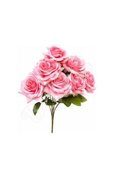 Yapay Gül Buketi Büyük Boy 40 Cm Pembe