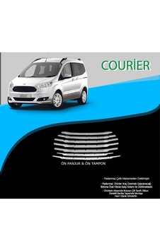 Ford Couier Krom Ön Panjur Krom Çıta 7 Prç