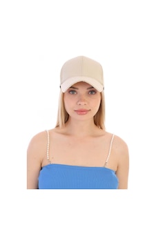 Elif İç Giyim Unisex Ayarlanabilir Bej Spor Basic Şapka Elif İç Giyim Unisex Ayarlanabilir Bej Spor Basic Şapka
