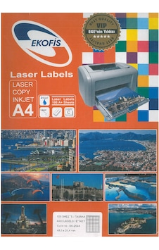 Ekofis Lazer Etiket 48,5 25,4 4400 44 Lü 100 Sayfa 1 Ekofis Lazer Etiket 48,5 25,4 4400 44 Lü 100 Sayfa 1
