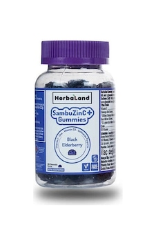 Herbaland Gummies Sambuzinc+gummies 60 Chewable Forms