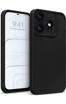 Mi Redmi Turbo 3 Ve Poco F6 Uyumlu Kamera Çıkıntılı Mat Silikon Telefon Kılıfı Siyah Mi Redmi Turbo 3 Ve Poco F6 Uyumlu Kamera Çıkıntılı Mat Silikon Telefon Kılıfı Siyah
