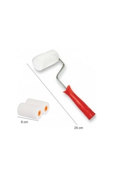 Rich Sünger Rulo 5 cm Fırça Seti 2 Yedek Rich Sünger Rulo 5 cm Fırça Seti 2 Yedek