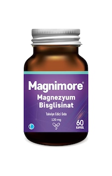 Magnimore Magnezyum Bisglisinat 60 Kapsül