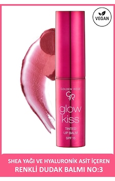 Glow Kiss Tinted Lip Balm No: 03 Berry Pink - Renkli Dudak Nemlendiricisi Spf15 00 Glow Kiss Tinted Lip Balm No: 03 Berry Pink - Renkli Dudak Nemlendiricisi Spf15 00