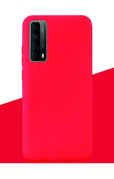 Huawei P Smart 2021 Kılıf Kamera Korumalı Silikon Rubber Arka Kapak Kırmızı Huawei P Smart 2021 Kılıf Kamera Korumalı Silikon Rubber Arka Kapak Kırmızı