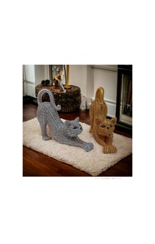 Polyester Biblo Uzanan Kedi 22 Cm Polyester Biblo Uzanan Kedi 22 Cm
