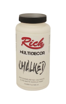 Multi Decor Chalked Akrilik Boya 500 Cc. 4504 Eskimiş Beyaz Multi Decor Chalked Akrilik Boya 500 Cc. 4504 Eskimiş Beyaz