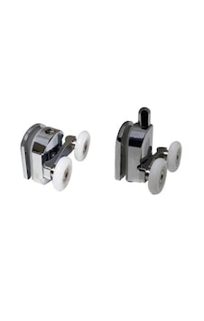 Duşakabin Tekerleği 2li Paket Cam Kabin Kapı Rulmanı 24 Mm Teker Çapı Krom Duşakabin Tekerleği 2li Paket Cam Kabin Kapı Rulmanı 24 Mm Teker Çapı Krom