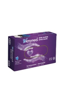 WICROMED NITRIL ELD.MAVI 10 LU SMALL