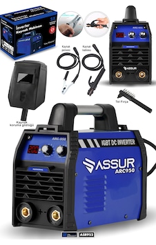 Assur Profesyonel Asr952 250 Amper Dijital Göstergeli İnverter Çanta Kaynak Makinesi Lacivert Assur Profesyonel Asr952 250 Amper Dijital Göstergeli İnverter Çanta Kaynak Makinesi Lacivert
