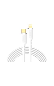 Buff Bl67 Pd 27w Type-c To Lightning 3.0a 1.2m Data Ve Şarj Kablosu Beyaz Buff Bl67 Pd 27w Type-c To Lightning 3.0a 1.2m Data Ve Şarj Kablosu Beyaz