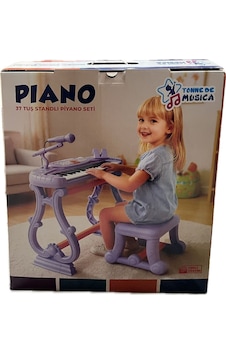 Urt033-003 Ayaklı 37 Tuş Piano Org - Lila Urt033-003 Ayaklı 37 Tuş Piano Org - Lila