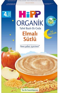 Hipp organik iyi geceler sütlü elmalı tahıl bazlı ek gıda 250gr Hipp organik iyi geceler sütlü elmalı tahıl bazlı ek gıda 250gr
